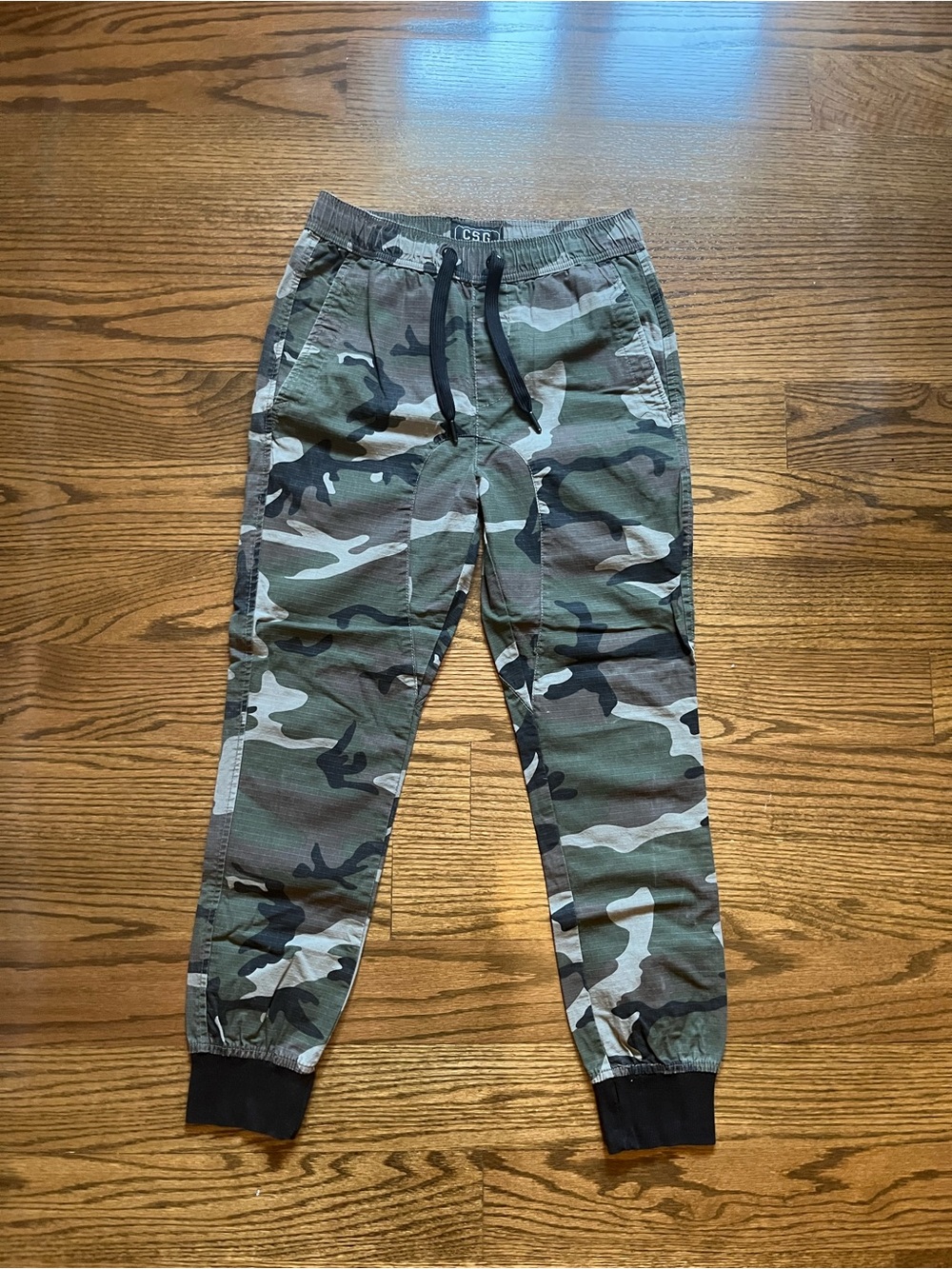 CSG Men’s Camo Joggers Drawstring